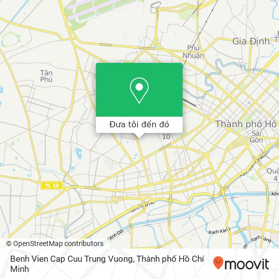 Bản đồ Benh Vien Cap Cuu Trung Vuong