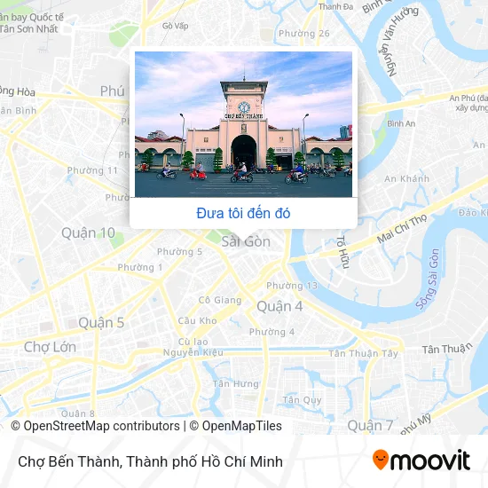Bản đồ Chợ Bến Thành