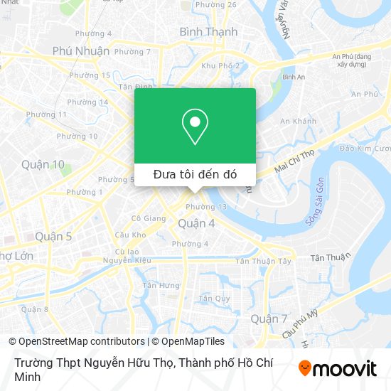 Bản đồ Trường Thpt Nguyễn Hữu Thọ