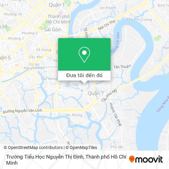 Bản đồ Trường Tiểu Học Nguyễn Thị Định