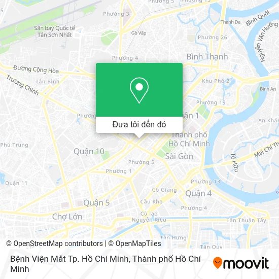 Bản đồ Bệnh Viện Mắt Tp. Hồ Chí Minh