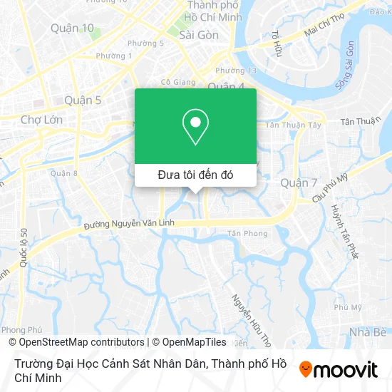 Bản đồ Trường Đại Học Cảnh Sát Nhân Dân