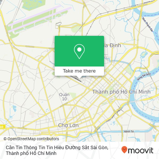 Bản đồ Căn Tin Thông Tin Tin Hiêu Đường Săt Sài Gòn