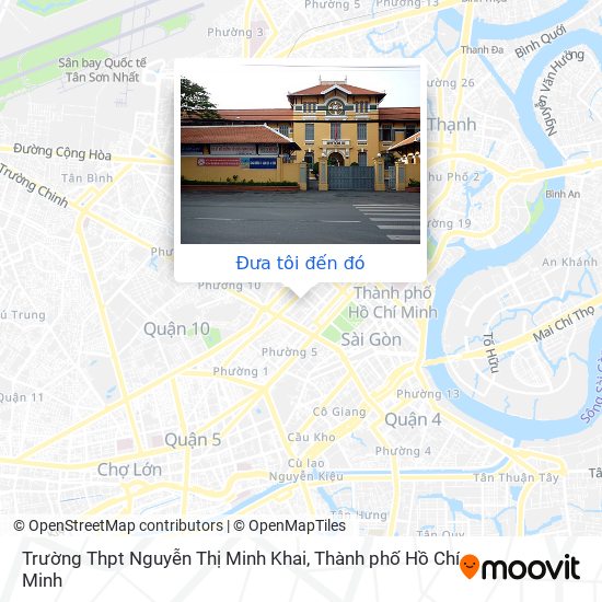 Bản đồ Trường Thpt Nguyễn Thị Minh Khai