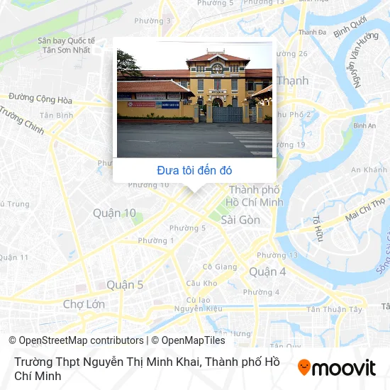 Bản đồ Trường Thpt Nguyễn Thị Minh Khai