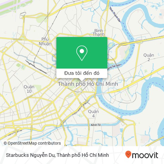 Bản đồ Starbucks Nguyễn Du