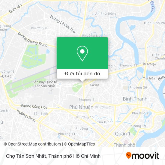 Bản đồ Chợ Tân Sơn Nhất