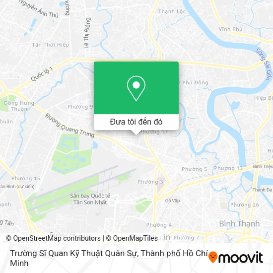 Bản đồ Trường Sĩ Quan Kỹ Thuật Quân Sự