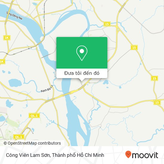 Bản đồ Công Viên Lam Sơn