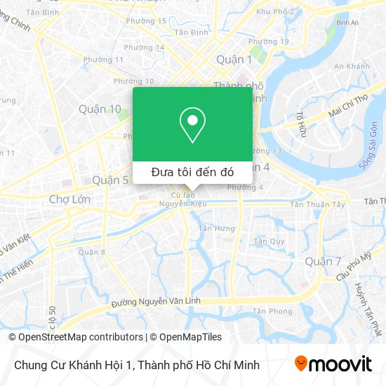 Bản đồ Chung Cư Khánh Hội 1