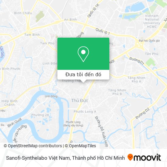 Bản đồ Sanofi-Synthelabo Việt Nam