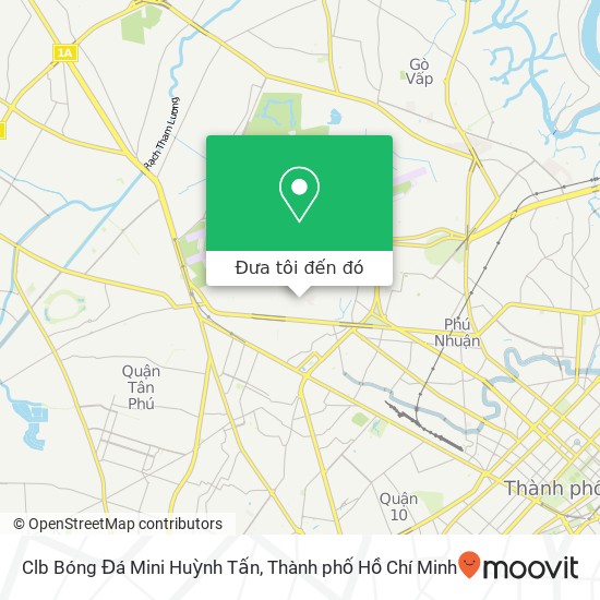 Bản đồ Clb Bóng Đá Mini Huỳnh Tấn