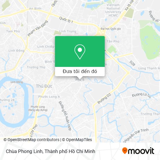 Bản đồ Chùa Phong Linh