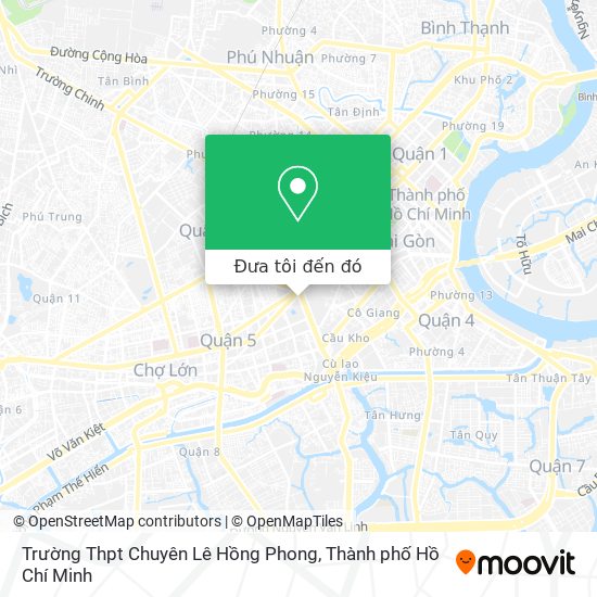 Bản đồ Trường Thpt Chuyên Lê Hồng Phong