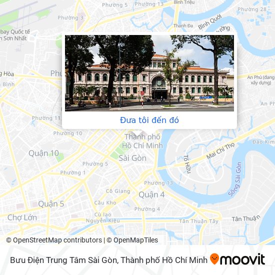 Bản đồ Bưu Điện Trung Tâm Sài Gòn