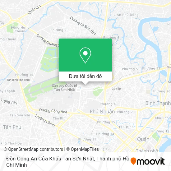 Bản đồ Đồn Công An Cửa Khẩu Tân Sơn Nhất