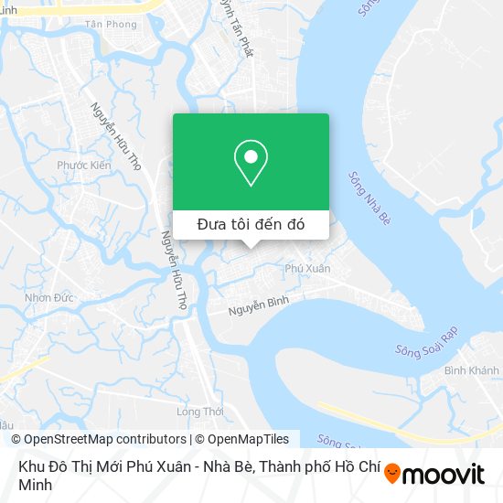 Bản đồ Khu Đô Thị Mới Phú Xuân - Nhà Bè