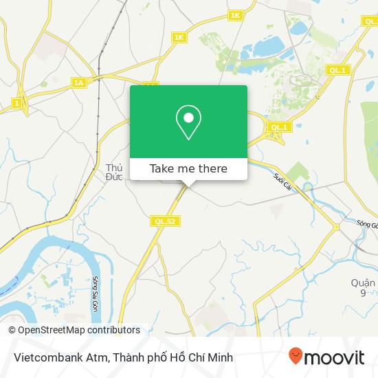 Bản đồ Vietcombank Atm