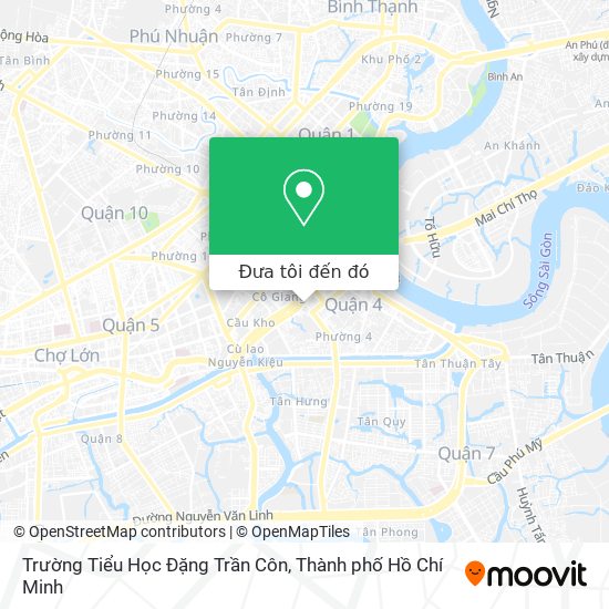 Bản đồ Trường Tiểu Học Đặng Trần Côn