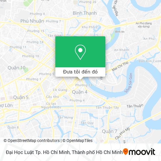 Bản đồ Đại Học Luật Tp. Hồ Chí Minh