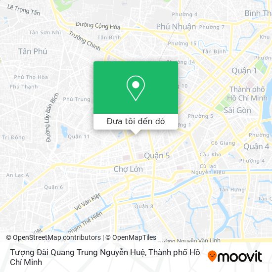 Bản đồ Tượng Đài Quang Trung Nguyễn Huệ