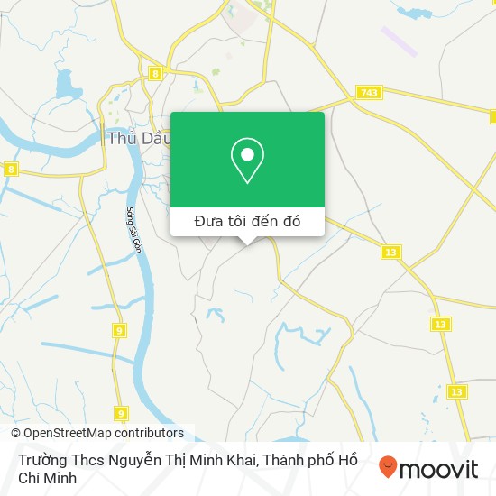Bản đồ Trường Thcs Nguyễn Thị Minh Khai