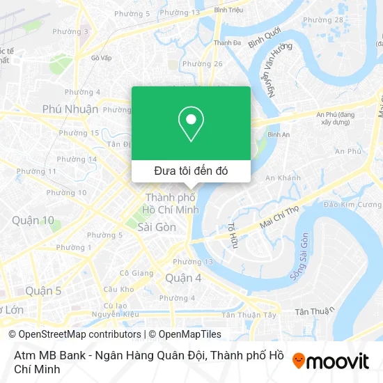 Bản đồ Atm MB Bank - Ngân Hàng Quân Đội