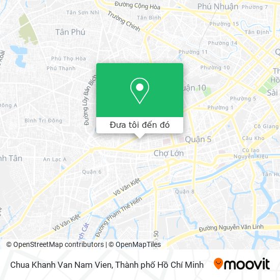 Bản đồ Chua Khanh Van Nam Vien
