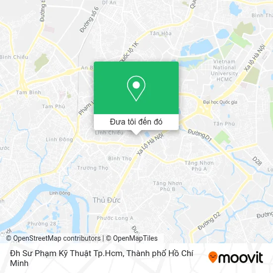 Bản đồ Đh Sư Phạm Kỹ Thuật Tp.Hcm