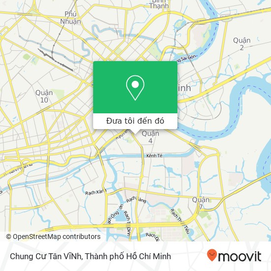 Bản đồ Chung Cư Tân VĩNh