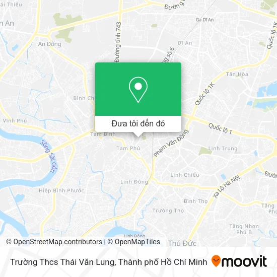Bản đồ Trường Thcs Thái Văn Lung