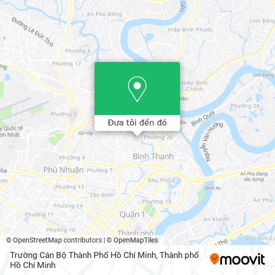 Bản đồ Trường Cán Bộ Thành Phố Hồ Chí Minh