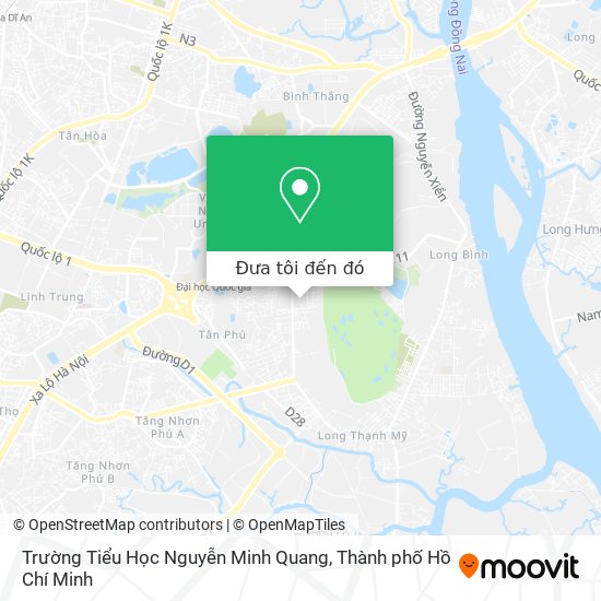 Bản đồ Trường Tiểu Học Nguyễn Minh Quang