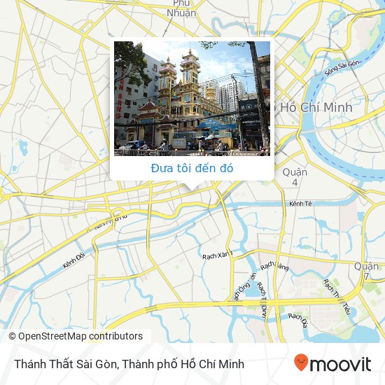 Bản đồ Thánh Thất Sài Gòn