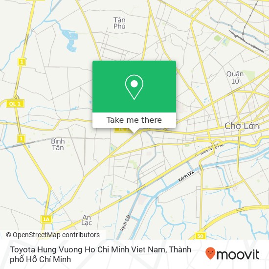 Bản đồ Toyota Hung Vuong Ho Chi Minh Viet Nam