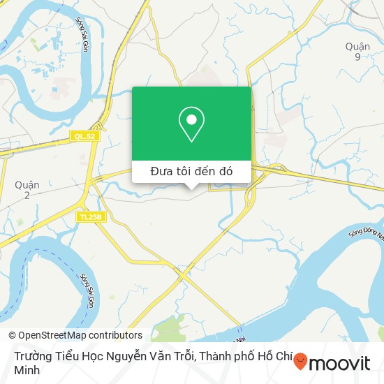 Bản đồ Trường Tiểu Học Nguyễn Văn Trỗi