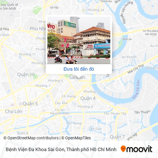 Bản đồ Bệnh Viện Đa Khoa Sài Gòn