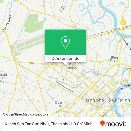 Bản đồ Khách Sạn Tân Sơn Nhất