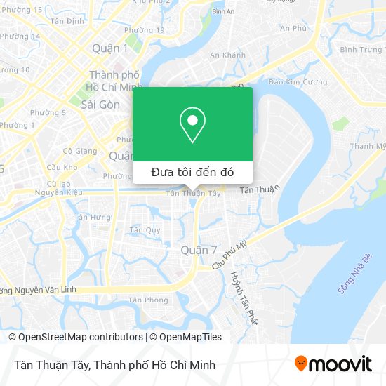 Bản đồ Tân Thuận Tây