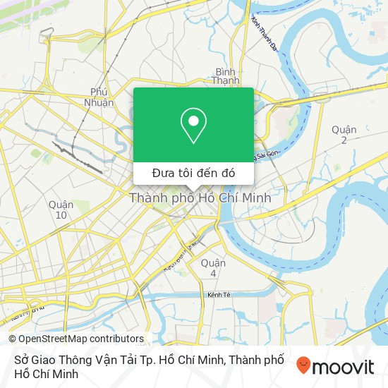 Bản đồ Sở Giao Thông Vận Tải Tp. Hồ Chí Minh