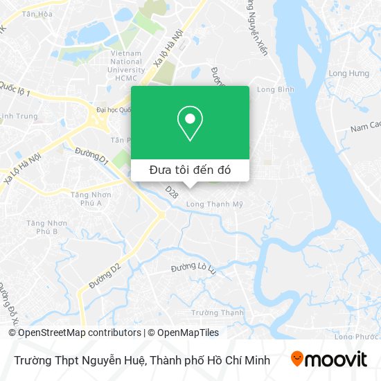 Bản đồ Trường Thpt Nguyễn Huệ