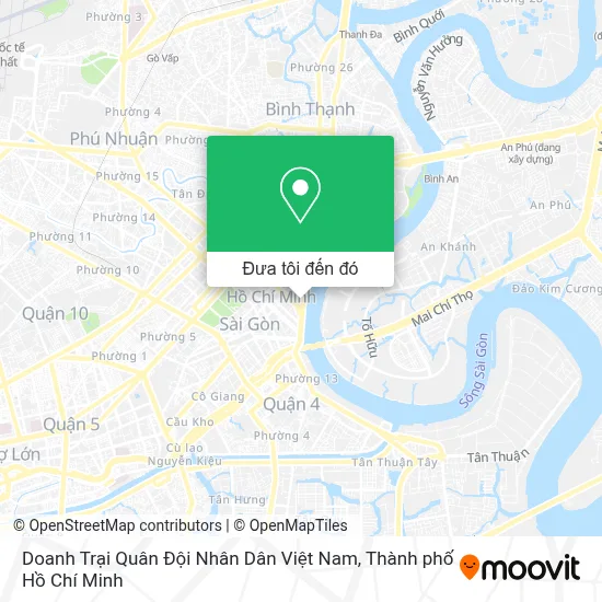 Bản đồ Doanh Trại Quân Đội Nhân Dân Việt Nam