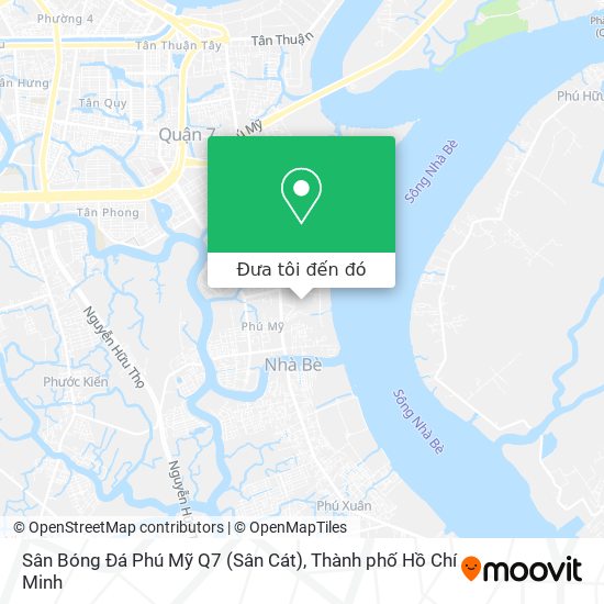 Bản đồ Sân Bóng Đá Phú Mỹ Q7 (Sân Cát)