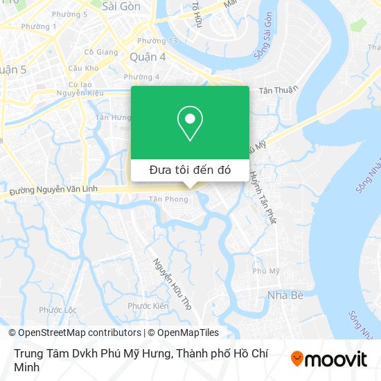Bản đồ Trung Tâm Dvkh Phú Mỹ Hưng