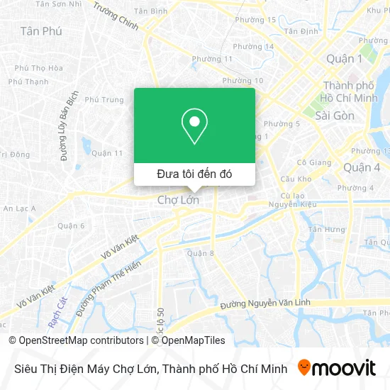 Bản đồ Siêu Thị Điện Máy Chợ Lớn