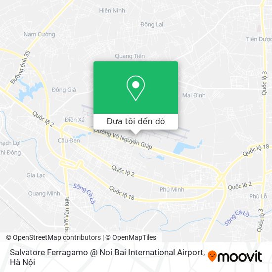 Bản đồ Salvatore Ferragamo @ Noi Bai International Airport
