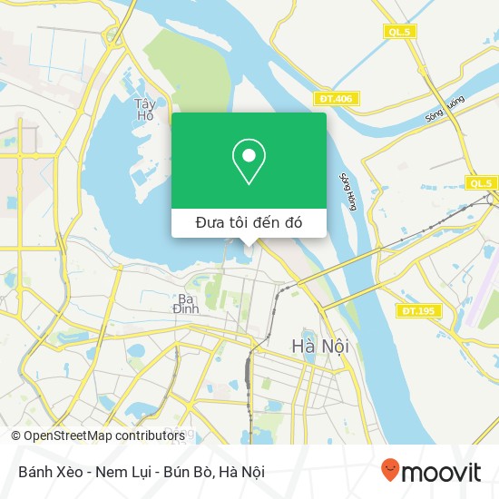Bản đồ Bánh Xèo - Nem Lụi - Bún Bò