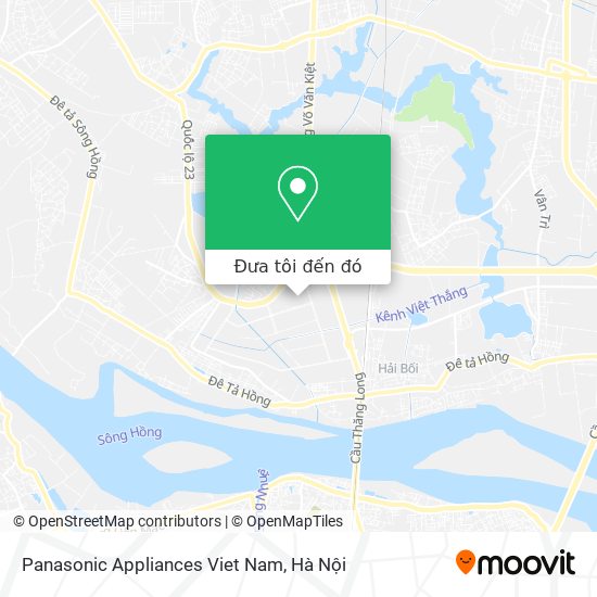 Bản đồ Panasonic Appliances Viet Nam