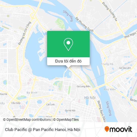 Bản đồ Club Pacific @ Pan Pacific Hanoi