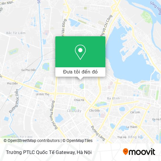 Bản đồ Trường PTLC Quốc Tế Gateway